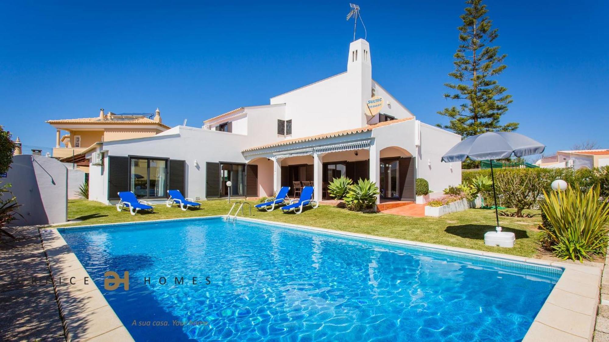 Greice Homes-650 Meters From The Beach, 4 Bedrooms Villa For Holidays In Vilamoura-Quarteira Luaran gambar